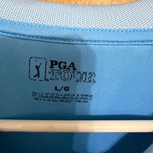 PGA Tour Sky Blue Golf Polo